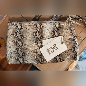 HOBO Snakeskin Crossbody Bag